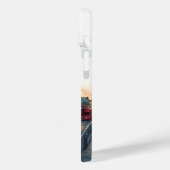 ロンドンの都市景観:2階建てバスとビッグ・ベン Case-Mate iPhoneケース (裏面 / 左)