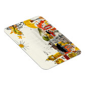 ロンドンの雨の日 マグネット (右側)