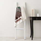 ロンドンの雲の赤と緑 シェルパブランケット (インサイチュ)