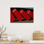 ロンドンの電話ブース ポスター (キッチン)