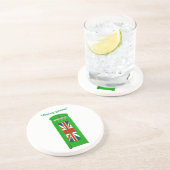 ロンドンの電話ボックスに「Going green」 コースター (側面)