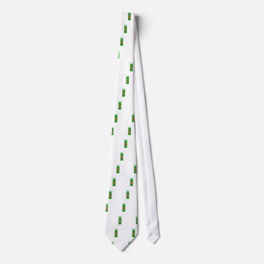 ロンドンの電話ボックスに「Going green」 ネクタイ (正面)