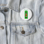 ロンドンの電話ボックスに「Going green」 缶バッジ (インサイチュ)