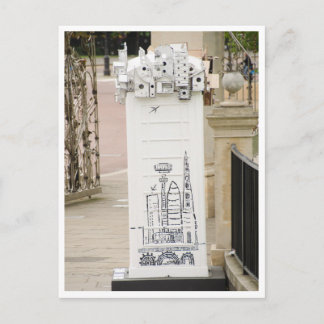 ロンドンの電話ボックス アート ヴィンテージ 写真 ポストカード