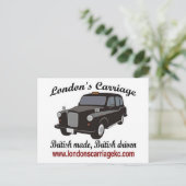 ロンドンの馬車 ポストカード (スタンド正面)