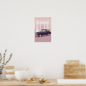 ロンドンの黒いタクシーのタクシー ポスター (キッチン)