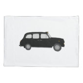 ロンドンの黒いタクシー 枕カバー (裏面)