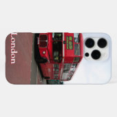 ロンドンの2階建てバス iPhoneケース (裏面横)