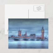 ロンドンはがきに英国議会 ポストカード (正面/裏面)