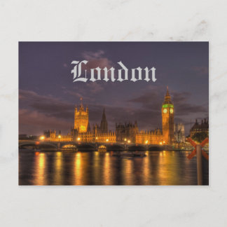 ロンドンはがき英国議会 ポストカード