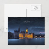 ロンドンはがき英国議会 ポストカード (正面/裏面)