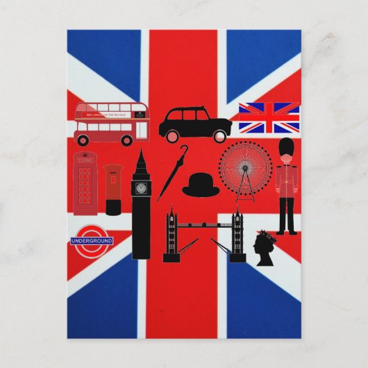 ロンドンはがき ポストカード (正面)