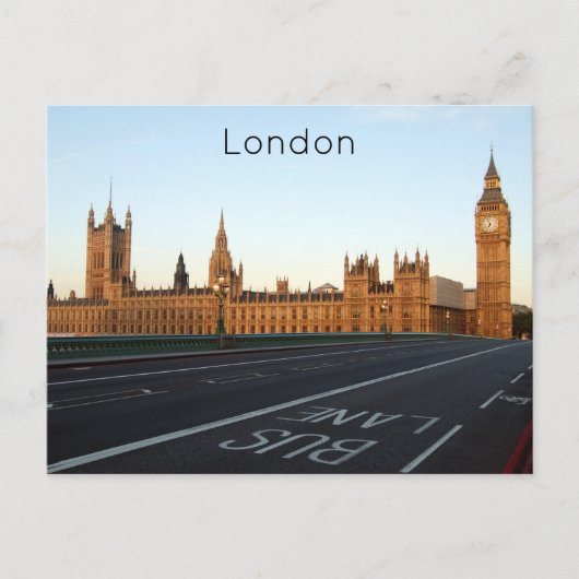 ロンドンはがき（国会議事堂） ポストカード (正面)