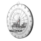 ロンドンはガラス玉に。 ダーツボード (正面右)