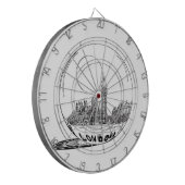 ロンドンはガラス玉に。 ダーツボード (正面左)