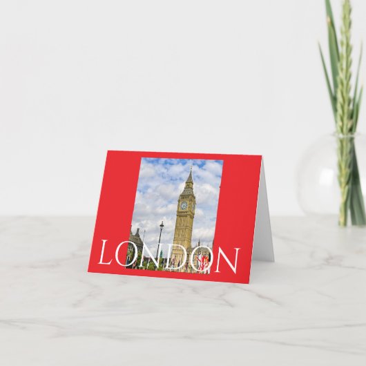 ロンドンは呼んでいる サンキューカード (正面)