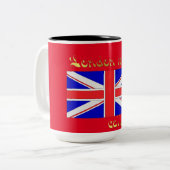 ロンドンは枕マグを呼んでいます ツートーンマグカップ (正面左)