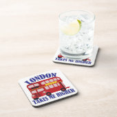 ロンドンは私を高いおもしろいスローガンアートにする コースター (右側)