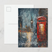 ロンドンへの旅 ポストカード (正面/裏面)