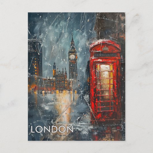 ロンドンへの旅 ポストカード (正面)