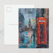 ロンドンへの旅 ポストカード (正面/裏面)