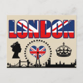 ロンドンへようこそ ポストカード (正面)