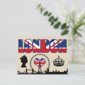 ロンドンへようこそ ポストカード (スタンド正面)