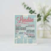 ロンドンへようこそ ポストカード (スタンド正面)