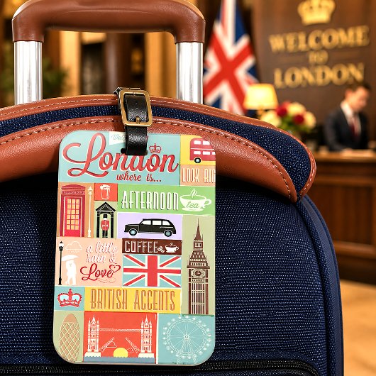 ロンドンへようこそ ラゲッジタグ