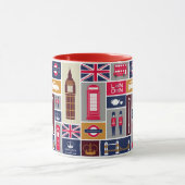 ロンドンをテーマにしたマグカップ マグカップ (中央)