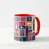 ロンドンをテーマにしたマグカップ マグカップ (正面右)