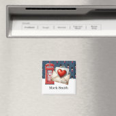 ロンドンをテーマにした恋人のためのラブレター マグネット (インサイチュ (食洗機))