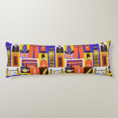 ロンドンをテーマにした抱き枕 ボディピロー (裏面)