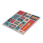 ロンドンをテーマにした タイル (側面)