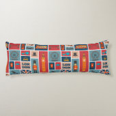 ロンドンをテーマにした ボディピロー (裏面)