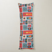 ロンドンをテーマにした ボディピロー (裏面 (縦))