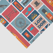 ロンドンをテーマにした 薄葉紙 (詳細)