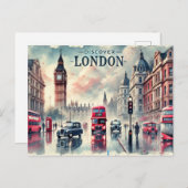 「ロンドンを発見」 ポストカード (正面/裏面)