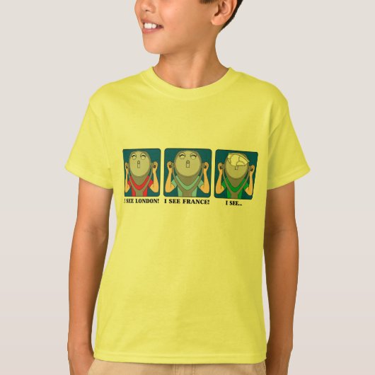 ロンドンを見てフランスを見て…シャツ Tシャツ (正面)
