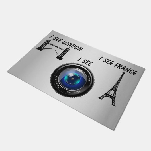 ロンドンを見るとフランスは不気味おもしろいな姿だ ドアマット (アングル)