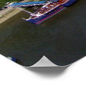 ロンドンアイからの眺め ポスター (角)