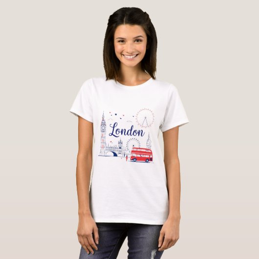 ロンドンアイコニックTシャツ Tシャツ (正面フル)