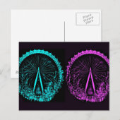 ロンドンアイコラージュ ポストカード (正面/裏面)