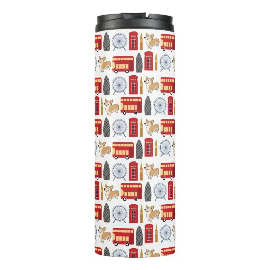 ロンドンアイコンコラージュ タンブラー (裏面)