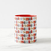 ロンドンアイコンコラージュ ツートーンマグカップ (中央)