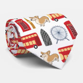 ロンドンアイコンコラージュ ネクタイ (ロール)