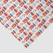 ロンドンアイコンコラージュ 薄葉紙 (詳細)