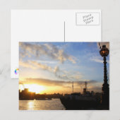 ロンドンアイサンセット ポストカード (正面/裏面)