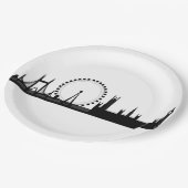 ロンドンアイスカイラインをテーマにしたパーティー紙プレート ペーパープレート (アングル)