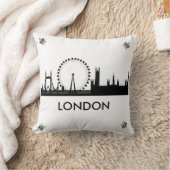 ロンドンアイスカイライン王室のクラウン装飾用クッション クッション (ブランケット)